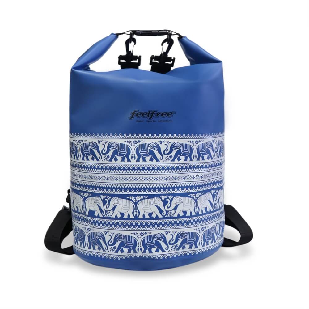 กระเป๋ากันน้ำ FEELFREE DRY TUBE CHANG รุ่นช้าง 15L สีน้ำเงิน/ขาว_1